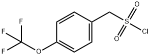 (4-(trifluoromethoxy)phenyl)methanesulfonyl chloride 结构式