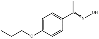 1-(4-丙氧基苯基)乙-1-酮肟 结构式