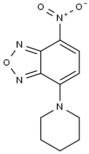4-Nitro-7-piperidin-1-yl-2,1,3-benzoxadiazole 结构式