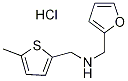 Furan-2-ylmethyl-(5-methyl-thiophen-2-ylmethyl)-amine hydrochloride 结构式