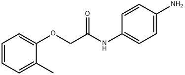 N-(4-Aminophenyl)-2-(2-methylphenoxy)acetamide 结构式