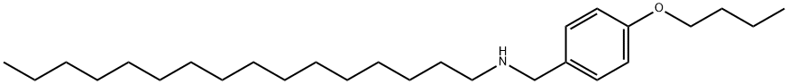 N-(4-Butoxybenzyl)-1-hexadecanamine 结构式