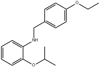 N-(4-Ethoxybenzyl)-2-isopropoxyaniline 结构式