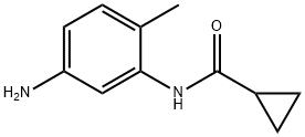 N-(5-Amino-2-methylphenyl)cyclopropanecarboxamide 结构式
