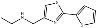 N-[(2-Thien-2-yl-1,3-thiazol-4-yl)methyl]-ethanamine 结构式