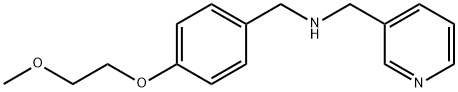 N-[4-(2-Methoxyethoxy)benzyl](3-pyridinyl)-methanamine 结构式