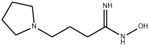 (1Z)-N'-hydroxy-4-pyrrolidin-1-ylbutanimidamide 结构式