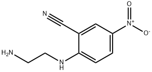 2-(2-氨基乙基氨基)-5-硝基-苯甲腈 结构式