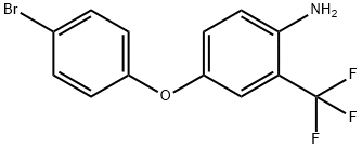 4-(4-溴苯氧基)-2-(三氟甲基)苯胺 结构式