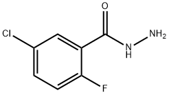 5-氯-2-氟苯酰肼 结构式