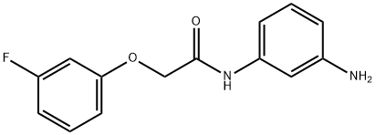 N-(3-aminophenyl)-2-(3-fluorophenoxy)acetamide 结构式