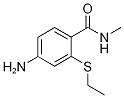 4-氨基-2-(乙硫基)-N-甲基苯甲酰胺 结构式