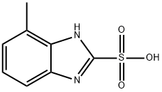 4-甲基-1H-苯并[D]咪唑-2-磺酸 结构式