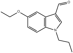 5-ethoxy-1-propyl-1H-indole-3-carbaldehyde 结构式