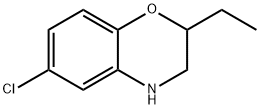 6-氯-2-乙基-3,4-二氢-2H-1,4-苯并恶嗪 结构式