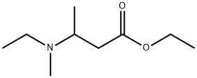 3-(乙基(甲基)氨基)丁酸乙酯 结构式