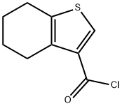 4,5,6,7-四氢-1-苯并噻吩-3-甲酰氯 结构式