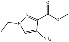 4-氨基-1-乙基-1H-吡唑-3-甲酸盐酸盐甲基 结构式