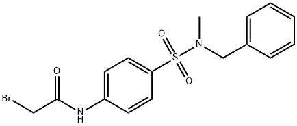 N-(4-{[Benzyl(methyl)amino]sulfonyl}phenyl)-2-bromoacetamide 结构式