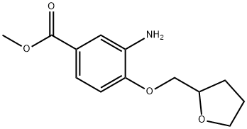 Methyl 3-amino-4-(tetrahydro-2-furanylmethoxy)-benzoate 结构式