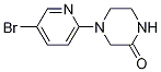 4-(5-Bromo-2-pyridinyl)-2-piperazinone 结构式