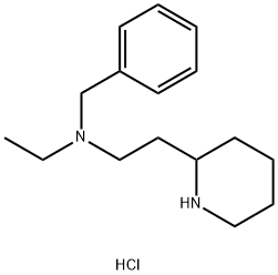 N-Benzyl-N-ethyl-2-(2-piperidinyl)-1-ethanaminedihydrochloride 结构式