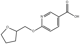 6-(Tetrahydro-2-furanylmethoxy)nicotinic acid 结构式