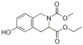 3-Ethyl 2-methyl 6-hydroxy-3,4-dihydro-2,3(1H)-isoquinolinedicarboxylate 结构式