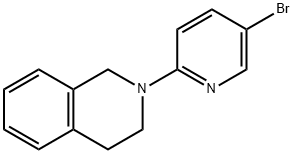 2-(5-溴吡啶-2-基)-1,2,3,4-四氢异喹啉 结构式