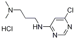 N1-(6-Chloro-4-pyrimidinyl)-N3,N3-dimethyl-1,3-propanediamine hydrochloride 结构式