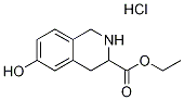 Ethyl 6-hydroxy-1,2,3,4-tetrahydroisoquinoline-3-carboxylate hydrochloride 结构式