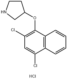 3-[(2,4-Dichloro-1-naphthyl)oxy]pyrrolidinehydrochloride