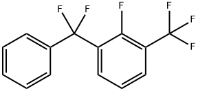 1-(Difluorophenylmethyl)-2-fluoro-3-(trifluoromethyl)benzene 结构式