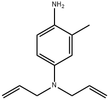 N-4,N-4-Diallyl-2-methyl-1,4-benzenediamine 结构式