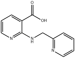 2-[(2-Pyridinylmethyl)amino]nicotinic acid 结构式