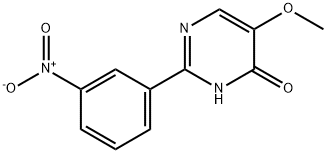 5-甲氧基-2-(3-硝基苯基)-4-嘧啶醇 结构式