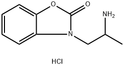 3-(2-Amino-propyl)-3H-benzooxazol-2-onehydrochloride 结构式