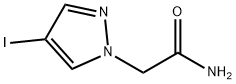 2-(4-碘-1H-吡唑-1-基)乙酰胺 结构式