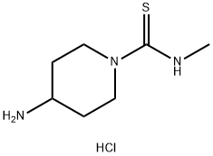 4-氨基-N-甲基哌啶-1-硫代酰胺盐酸盐 结构式
