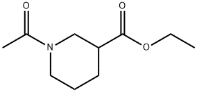1-乙酰基哌啶-3-甲酸乙酯 结构式