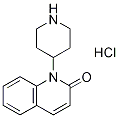 1-(4-Piperidyl)-1, 2-dihydro-2-quinolinone 结构式