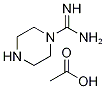 Piperazine-1-carboxamidinium acetate 结构式