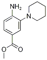 METHYL 4-AMINO-3-(PIPERIDIN-1-YL)BENZOATE 结构式