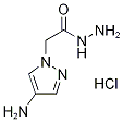 2-(4-氨基-1H-吡唑-1-基)乙酰肼盐酸盐 结构式