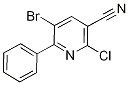 5-Bromo-2-chloro-6-phenylnicotinonitrile 结构式