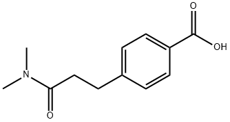 4-(3-(Dimethylamino)-3-oxopropyl)benzoic acid 结构式