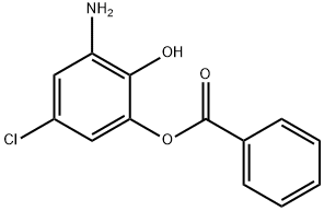 3-Amino-5-chloro-2-hydroxyphenyl-benzenecarboxylate 结构式
