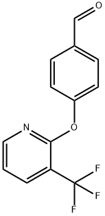 4-{[3-(Trifluoromethyl)pyridin-2-yl]oxy}benzaldehyde 结构式