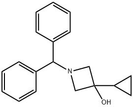 1-benzhydryl-3-cyclopropyl-azetidin-3-ol 结构式