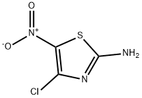 4-Chloro-5-nitro-1,3-thiazol-2-ylamine 结构式